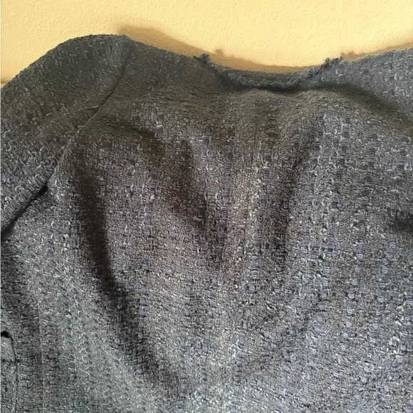 Express Navy Tweed Blazer - Picture 4 of 5